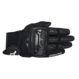Black Alpinestars Mens Gp-air Leather Gloves 2014