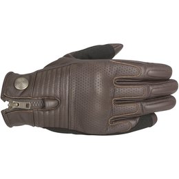 Alpinestars Mens Oscar Collection Rayburn Leather Gloves Brown