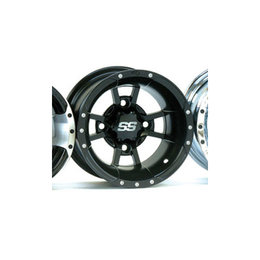 ITP SS112 Sport Wheel Front 10x5 4/144 3+2 Black AC CA For Honda Kawasaki Suzuki