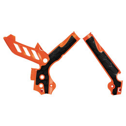 Acerbis X-Grip Frame Guard For KTM SX/SXF EXC Orange/Black 2374251008