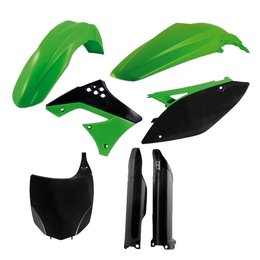 Acerbis Replacement Full Plastic Kit For Kawasaki KX250F Green Black 2198050145 Green