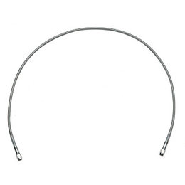 Stainless Drag Specialties Brake Line 24 Inch Steel Clear Coated Universal