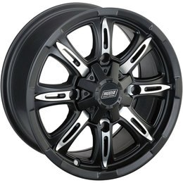 Moose Racing 423X UTV Rear Wheel 14x7 4/110 6+2 Yamaha YXZ1000R Black 0230-0788 Black