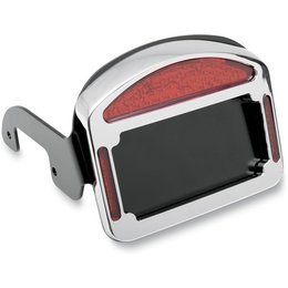 Chrome Cycle Visions Eliminator Led Taillight License Plate Frame Universal