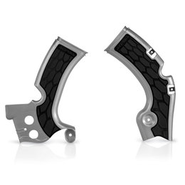 Acerbis X-Grip Frame Guard For Kawasaki KX450F 2012-2015 Silver/Black 2374271015