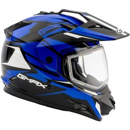 GMAX GM11 GM-11 Vertical Snowmobile Helmet With Dual Pane Shield Black