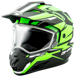 GMAX GM11 GM-11 Vertical Snowmobile Helmet With Dual Pane Shield Black
