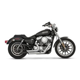 Vance & Hines Exhaust Shortshots Stagger For Harley Sportster Metallic
