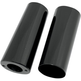 Drag Specialties +2 Fork Slider Covers Pair For Harley Gloss Black 0411-0045 Black