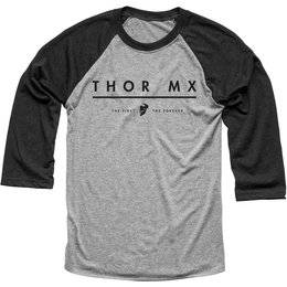 Thor Womens MX 3/4 Sleeve Raglan T-Shirt Black