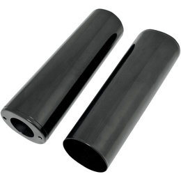 Drag Specialties +4 Fork Slider Covers Pair For Harley Gloss Black 0411-0046 Black