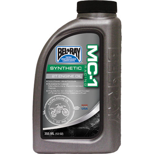 $19.56 Bel-Ray MC-1 Full Synthetic 2T Engine Oil 12.8oz #1029850