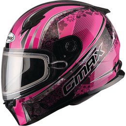 GMAX Womens FF49 Elegance Snowmobile Helmet Black