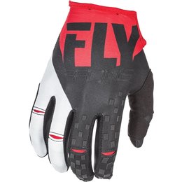 Fly Racing Youth Boys Kinetic Race Gloves Red