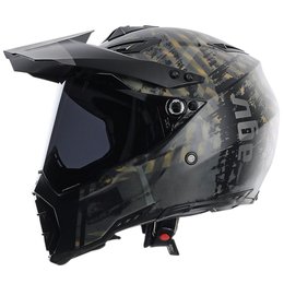AGV AX-8 Dual Evo Grunge Helmet Black
