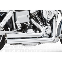 Freedom Performance Exhaust Independence Shorty Chrome For Harley FXD 1991-2005