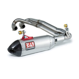 Stainless Steel Header/stainless Steel Muffler/carbon Fiber End Cap Yoshimura Rs-4 Full Exhaust System Stainless Carbon Polaris Rzr 4 Xp 900 11-12