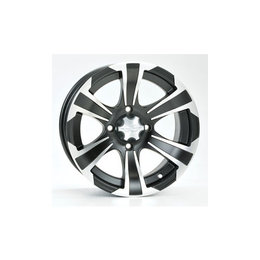 ITP SS312 ALLOY WHEEL BLACK FRONT 14x6 4/137 4+2 CAN-AM