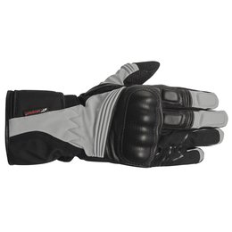 Cool Grey, Black Alpinestars Mens Valparaiso Drystar Textile Gloves 2014 Cool Grey Black