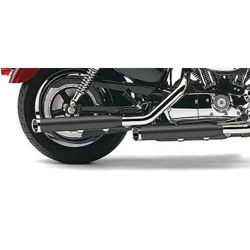 $419.99 Cobra Slip-On Exhaust 3 Inch Black For Harley FX #825568