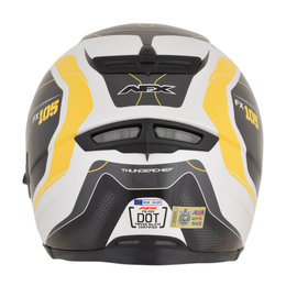AFX FX-105 FX105 Thunderchief Full Face Helmet Yellow