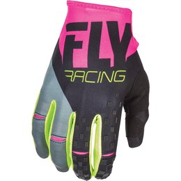Fly Racing Youth Boys Kinetic Race Gloves Pink
