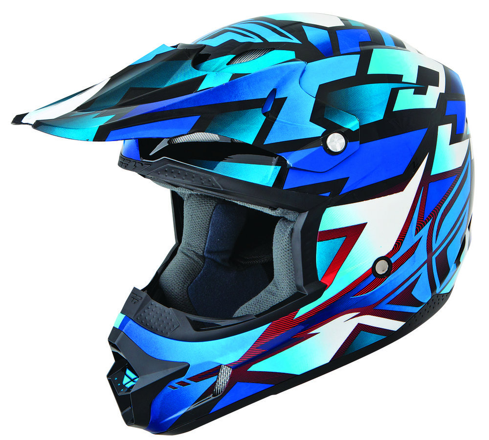 $99.95 Fly Racing Boys Kinetic Block Out Helmet 2014 #189382