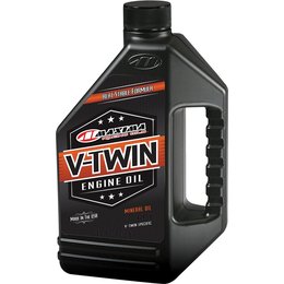 Maxima V-Twin Mineral All-Weather Engine Oil 10W-40 1 Quart 30-05901 Unpainted