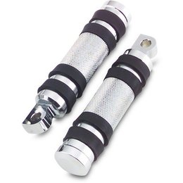 Chrome Bikers Choice Knurled Foot Peg Male Mount For Harley
