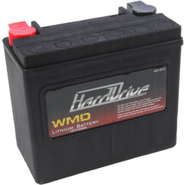 HardDrive WMD Lithium Ion 500 Cold Cranking Amps Battery HJVT-1-FPP Unpainted