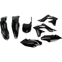 UFO Plastics Complete Plastic Body Kit For Kawasaki KX250F Black KAKIT219-001 Black