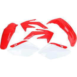 Acerbis Replacement Plastic Kit Color 08 For Honda CRF250 2006-2009 Red White Red