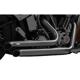 Freedom Performance Exhaust Declaration Turn-Out Black For HD FLST FXST 1986-13