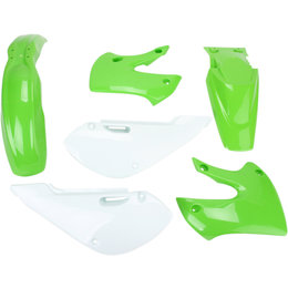 Acerbis Plastic Kit For Kawasaki KX65 KLX110 2000-2010 Green White Green