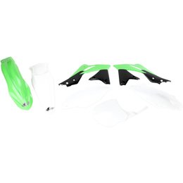 UFO Plastics Complete Plastic Body Kit For Kawasaki KX250F KAKIT221-999 White