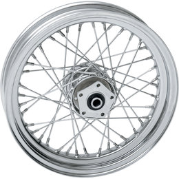 Drag Specialties 16x3 40-Spoke Laced Front Wheel For Harley Chrome 0203-0408