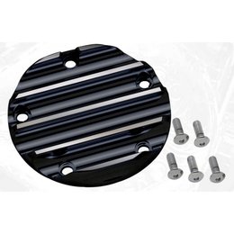 Black Covingtons Points Cover 5 Hole For Harley Twin Cam 99-10