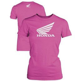 Pink Honda Womens Big Wing T-shirt
