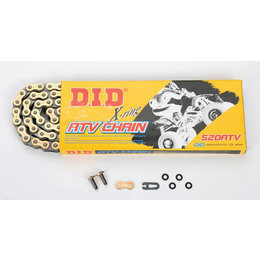 DID Chain 520 ATV O-Ring Chain 82 Links Gold