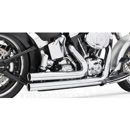 Freedom Performance Exhaust Independence Shorty Chrome For HD FLST FXST 86-13