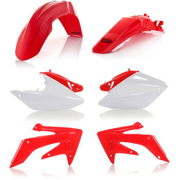 Acerbis Replacement Plastic Kit For Honda CRF250X 2004-2009 Red White Red