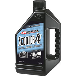 Maxima Scooter 4T Premium Blend 4-Cycle Engine Oil 10W-40 1 Liter 11901 Unpainted