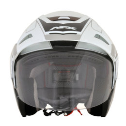 AFX FX-50 FX50 Signal Open Face Helmet Silver