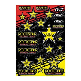 Factory Effex Rockstar Energy Mylar Sticker Decal Sheet Universal
