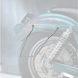 Drag Specialties Saddlebag Support Brackets Chrome For Harley FXR 1982-1994