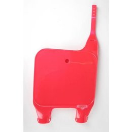 UFO Plastics Front Number Plate Red For Honda CR 125R-500R 90-94