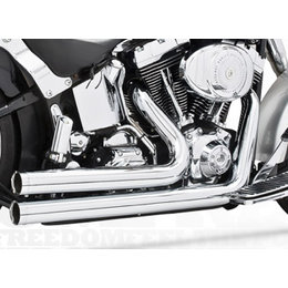 Freedom Performance Exhaust Independence Shorty Chrome For Harley FXCW 2008-2010