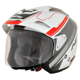 AFX FX-50 FX50 Signal Open Face Helmet Red