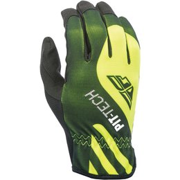 Fly Racing Mens MX Offroad Pit Tech Lite Riding Gloves Yellow