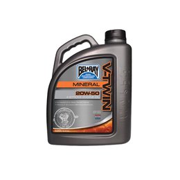 Bel-Ray Lubricants V-Twin Mineral Engine Oil For 4-Stroke Engines 20W-50 4 Liter